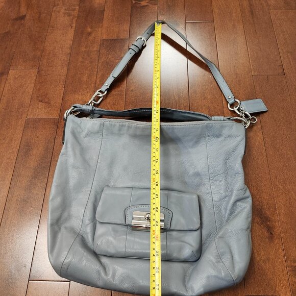 Coach Kristin gray leather hobo bag - Picture 2 of 15